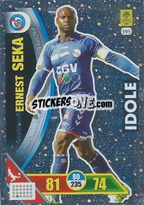 Sticker Ernest Seka - FOOT 2017-2018. Adrenalyn XL n. 395 - Panini