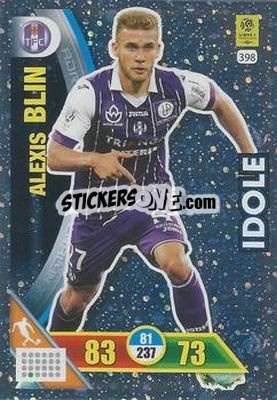 Sticker Alexis Blin - FOOT 2017-2018. Adrenalyn XL - Panini