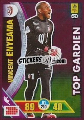 Sticker Vincent Enyeama - FOOT 2017-2018. Adrenalyn XL n. 409 - Panini