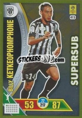 Sticker Billy Ketkeophomphone - FOOT 2017-2018. Adrenalyn XL n. 415 - Panini