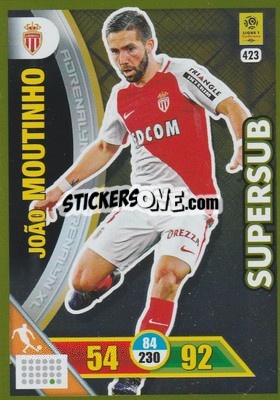 Sticker João Moutinho - FOOT 2017-2018. Adrenalyn XL n. 423 - Panini
