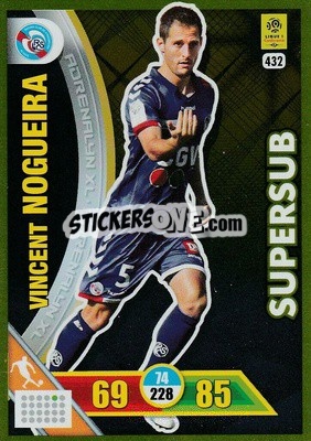 Sticker Vincent Nogueira - FOOT 2017-2018. Adrenalyn XL n. 432 - Panini