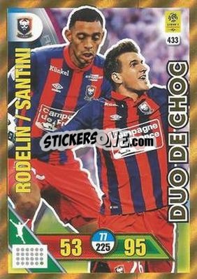 Cromo Ronny Rodelin / Ivan Santini - FOOT 2017-2018. Adrenalyn XL n. 433 - Panini