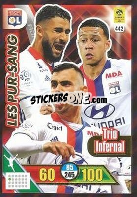 Sticker Les Pur-Sang - FOOT 2017-2018. Adrenalyn XL n. 442 - Panini
