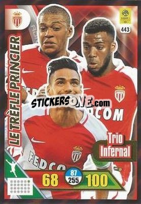 Sticker Le Tréfle Princier - FOOT 2017-2018. Adrenalyn XL n. 443 - Panini