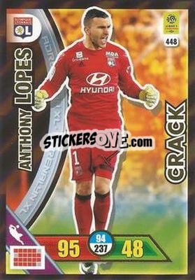 Sticker Anthony Lopes - FOOT 2017-2018. Adrenalyn XL n. 448 - Panini