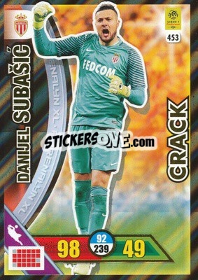 Sticker Danijel Subašic - FOOT 2017-2018. Adrenalyn XL n. 453 - Panini
