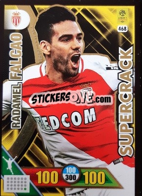 Sticker Radamel Falcao - FOOT 2017-2018. Adrenalyn XL n. 468 - Panini