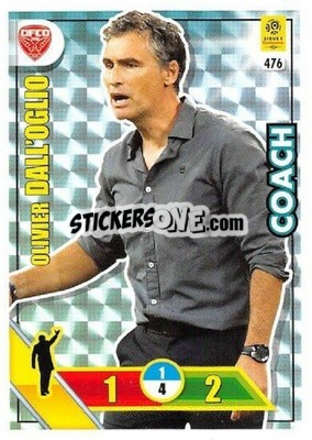 Sticker Olivier Dall'Oglio - FOOT 2017-2018. Adrenalyn XL n. 476 - Panini