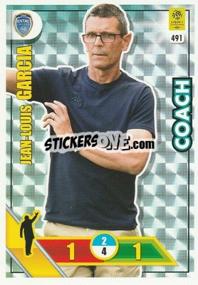 Cromo Jean-Louis Garcia - FOOT 2017-2018. Adrenalyn XL n. 491 - Panini