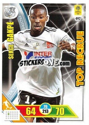 Sticker Serge Gakpé - FOOT 2017-2018. Adrenalyn XL n. 492 - Panini