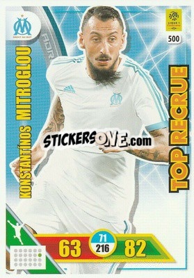 Figurina Kostas Mitroglou - FOOT 2017-2018. Adrenalyn XL n. 500 - Panini
