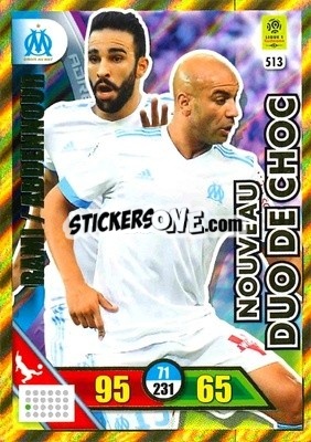 Sticker Rami / Abdennour - FOOT 2017-2018. Adrenalyn XL n. 513 - Panini