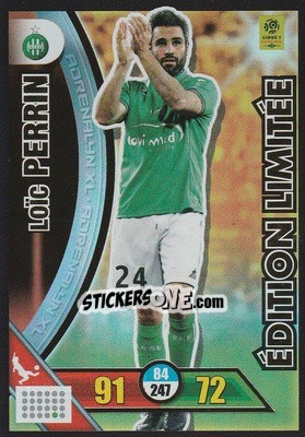 Sticker Loïc Perrin - FOOT 2017-2018. Adrenalyn XL n. LE-LP - Panini