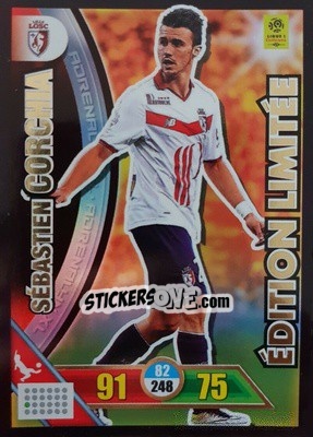 Sticker Sébastien Corchia - FOOT 2017-2018. Adrenalyn XL n. LE-SC - Panini