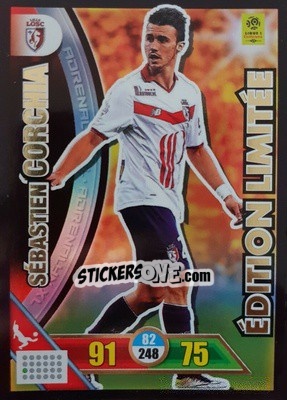 Sticker Sébastien Corchia - FOOT 2017-2018. Adrenalyn XL - Panini