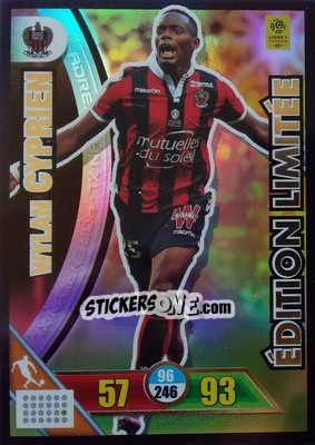 Cromo Wylan Cyprien - FOOT 2017-2018. Adrenalyn XL - Panini