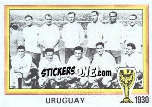 Sticker Uruguay 1930 - World Cup Story - Panini