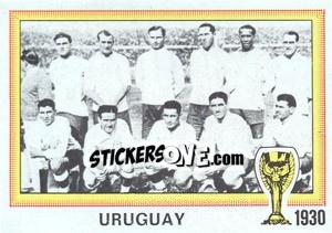 Sticker Uruguay 1930 - World Cup Story n. 4 - Panini