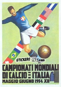 Sticker World Cup 1934 - World Cup Story n. 5 - Panini