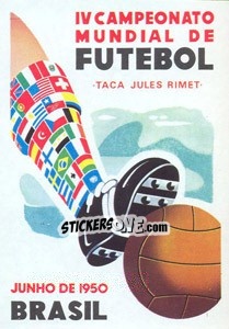Sticker World Cup 1950 - World Cup Story n. 9 - Panini