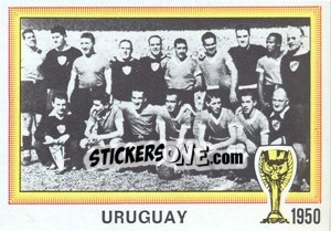 Sticker Uruguay 1950 - World Cup Story - Panini