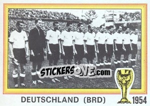 Sticker Deutschland (BRD) 1954 - World Cup Story n. 12 - Panini