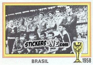 Figurina Brasil 1958 - World Cup Story - Panini