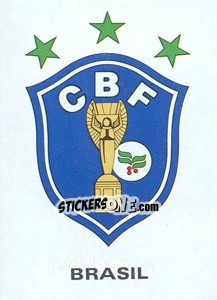 Sticker Brasil Badge - World Cup Story - Panini