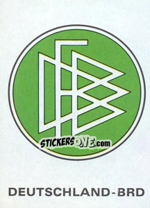 Sticker Deutschland-BRD Badge - World Cup Story n. 23 - Panini