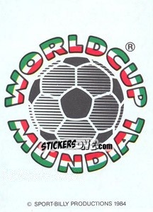 Sticker World Cup 1986