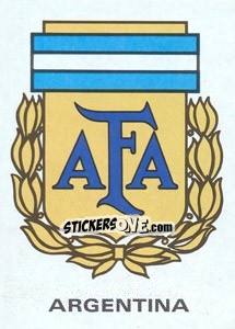 Sticker Argentina Badge - World Cup Story n. 26 - Panini