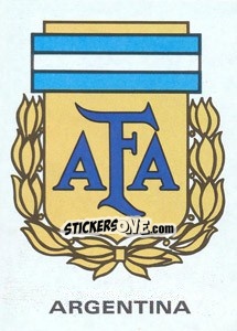 Cromo Argentina Badge - World Cup Story - Panini