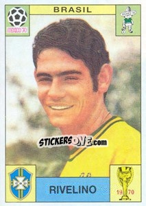 Sticker Rivelino (Brasil) - World Cup Story n. 40 - Panini