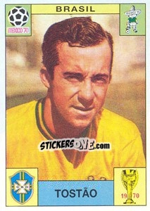 Sticker Tostao (Brasil) - World Cup Story n. 42 - Panini