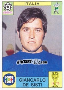 Sticker Giancarlo De Sisti (Italia) - World Cup Story n. 54 - Panini