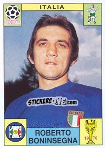 Sticker Roberto Boninsegna (Italia) - World Cup Story - Panini