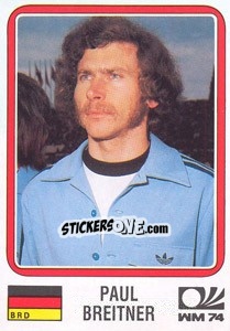 Sticker Paul Breitner (BRD) - World Cup Story n. 61 - Panini