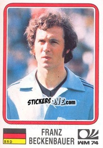 Sticker Franz Beckenbauer (BRD) - World Cup Story n. 63 - Panini