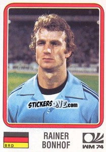 Sticker Rainer Bonhof (BRD) - World Cup Story n. 64 - Panini