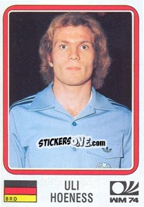 Sticker Uli Hoeness (BRD) - World Cup Story n. 68 - Panini
