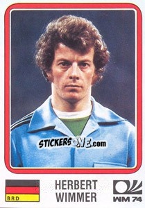 Sticker Herbert Wimmer (BRD) - World Cup Story n. 70 - Panini