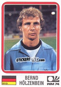 Sticker Bernd Holzenbein (BRD) - World Cup Story n. 74 - Panini