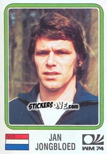 Sticker Jan Jongbloed (Nederland) - World Cup Story n. 76 - Panini