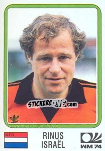 Figurina Rinus Israel (Nederland) - World Cup Story - Panini