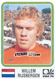 Sticker Willem Rijsbergen (Nederland) - World Cup Story n. 81 - Panini