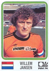 Cromo Willem Jansen (Nederland) - World Cup Story n. 83 - Panini