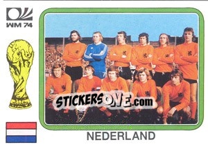 Figurina Nederlamd Team - World Cup Story - Panini