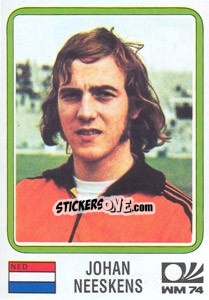 Sticker Johan Neeskens (Nederland) - World Cup Story n. 85 - Panini