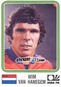 Figurina Wim Van Hanegem (Nederkand) - World Cup Story n. 86 - Panini
